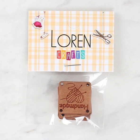 Loren Crafts Handmade Deri Arma 5 Adet - 1596 - 2