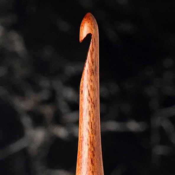 La Mia Rosewood 6 Mm 15.5 Cm Ahşap Yün Tığ - 2