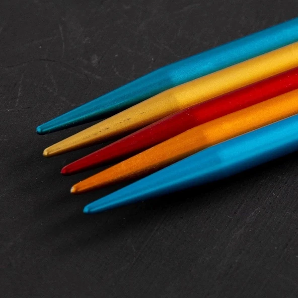 Addi Colibri 4mm 20cm Renkli Çorap Şişi - 204-7 - 3