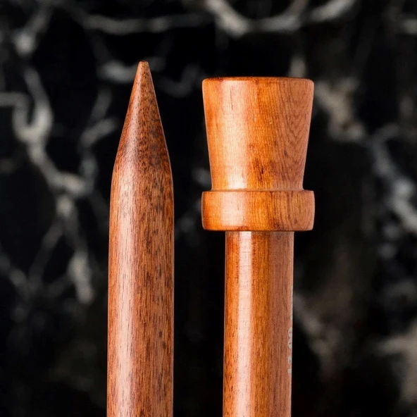 La Mia Rosewood 10 Mm 36 Cm Ahşap Örgü Şişi - 2