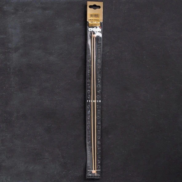 Addi Bambus 2mm 35cm Bambu Örgü Şişi - 500-7