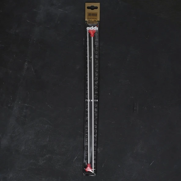 Addı Kalpli 4,5mm 40cm Klasik Alüminyum Örgü Şişi