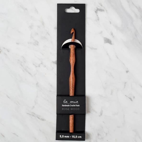 La Mia Rosewood 5.5 Mm 15.5 Cm Ahşap Yün Tığ