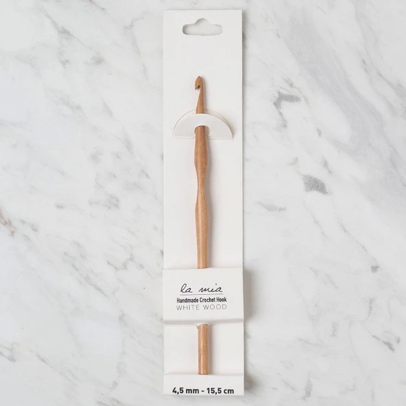La Mia Whitewood 4.5 Mm 15.5 Cm Ahşap Yün Tığ