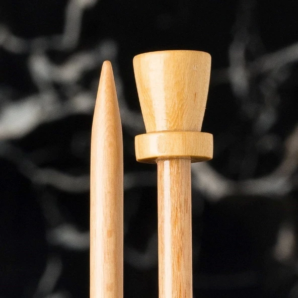 La Mia Whitewood 4.5 Mm 36 Cm Ahşap Örgü Şişi - 2