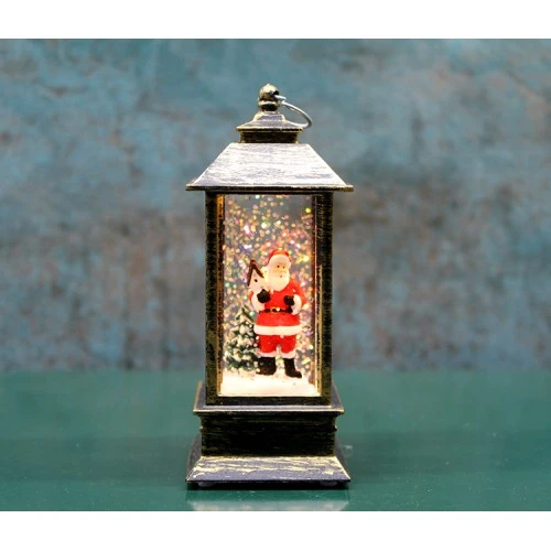 Noel Babalı Işıklı Kar Küresi ürün görseli