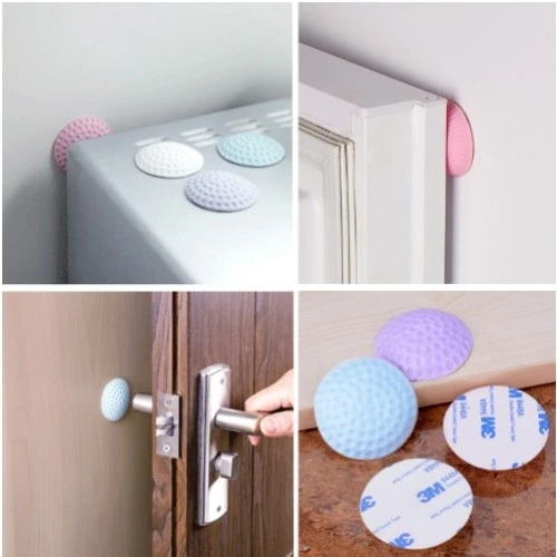 Çok Amaçlı Silikon Kapı Duvar Koruyucu Tampon - 4lü Paket - 3