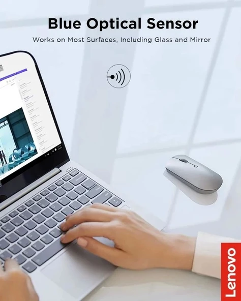 Lenovo Go Çok Aygıtlı Kablosuz Mouse - 9