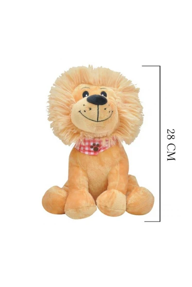 Sevimli Aslan Peluş Uyku Arkadaşı Hediyelik 28 cm