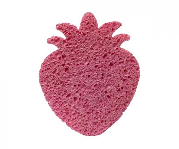 Wee Baby 915 Doğal Selülozik Banyo Süngeri - Çilek