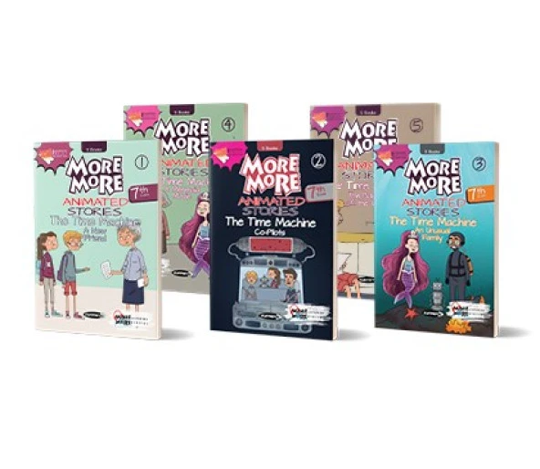 7 MORE&MORE ENGLISH HİKAYE SETİ (5 KİTAP)