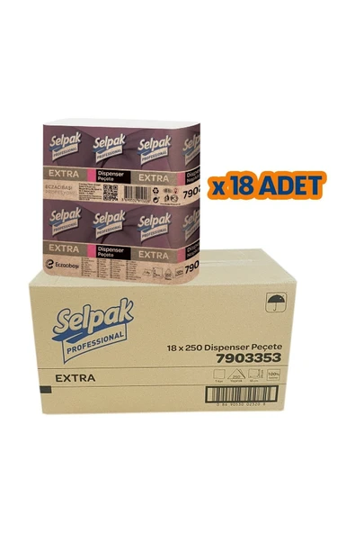 Selpak Professional Selpak 18*250 Dispenser Peçete