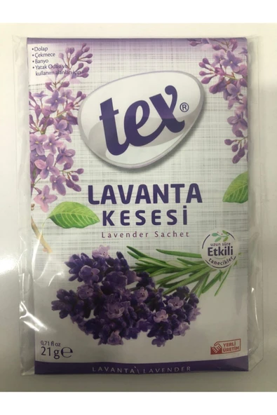 Tex Dolap Ve Çekmece Kokusu Lavanta Kesesi