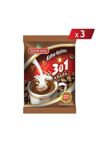 Altıncezve 3'ü 1 Arada Hazır Kahve 250 Gr - 3LÜ PAKET