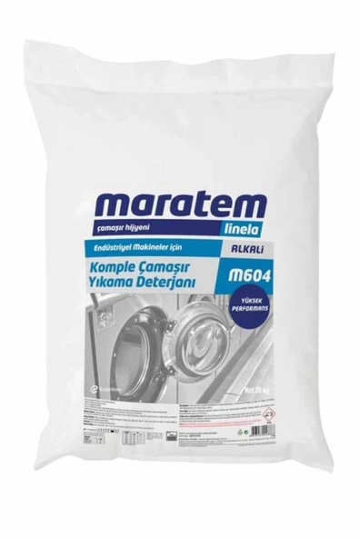 Maratem Maratem M604 Komple Yıkama Çamaşır Deterjanı Yüksek Performanslı 20kg
