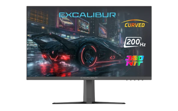 Casper Excalibur M.E236FVC-D 23.6" 200HZ 1MS 350NIT Fast VA Curved HDR10 Oyuncu Monitörü