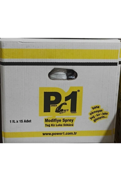 power1 P1 Yağ Kir Leke Sökücü Sprey 950 Ml X 15 Adet (1 Koli) - 2