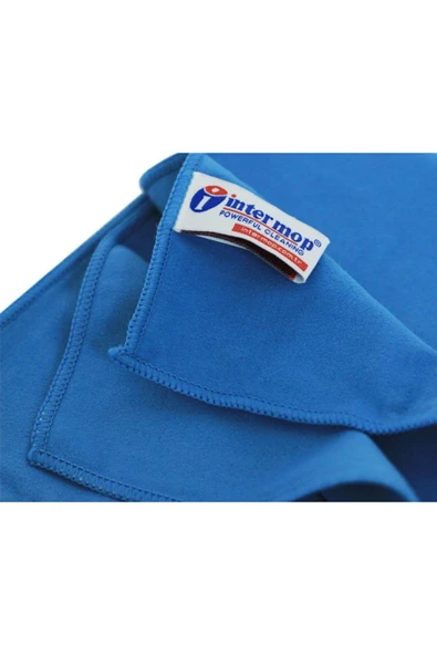 İntermop Mikrofiber Hassas Yüzey - Elektronik Cihaz Temizleme Bezi 40x40 3 Adet Mavi - 2