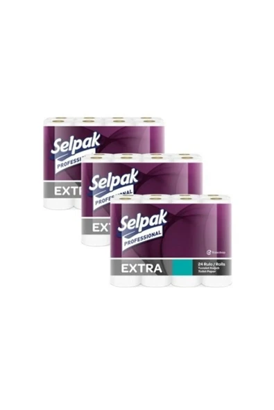 Selpak Professional Selpak Professıonal Extra Tuvalet Kağıdı 24'3 (72'Lİ)