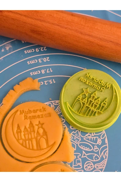 Luga Atölye Kurabiye - Polimer Kil - Oyun Hamuru - Damga ve Kesici Kalıp Seti Ramazan Hamur Şekillendirici - 2