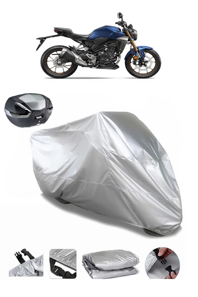 Honda CB 250 Su  Geçirmez Motosiket Brandası Arka Çanta Uyumlu ürün görseli 1