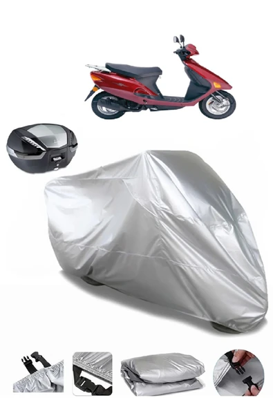 Honda BaliSu  Geçirmez Motosiket Brandası Arka Çanta Uyumlu ürün görseli 1