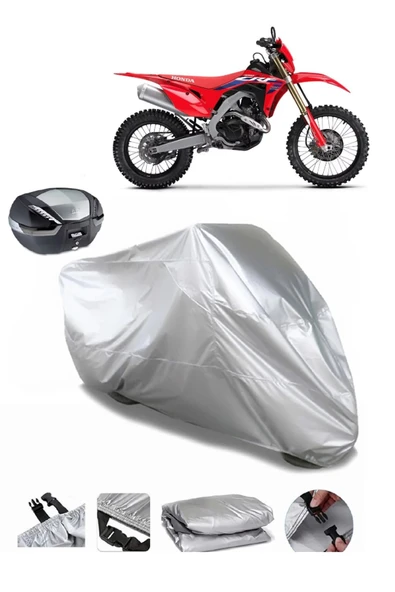 Honda CRF 450 XSu  Geçirmez Motosiket Brandası Arka Çanta Uyumlu ürün görseli 1