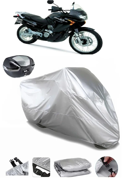 Honda XL 650 Transalp Su  Geçirmez Motosiket Brandası Arka Çanta Uyumlu ürün görseli 1