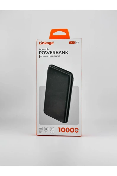 Linkage 10.000mAh 2xUSB-C Girişli USB-A Çıkışlı Taşınabilir Powerbank LKP-55