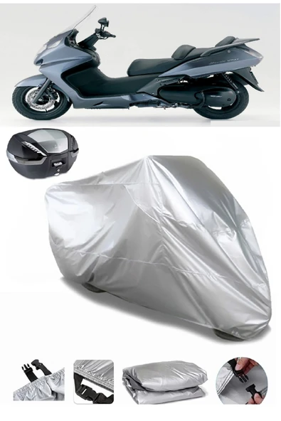 Honda FJS 400 Silverwing Su  Geçirmez Motosiket Brandası Arka Çanta Uyumlu ürün görseli 1