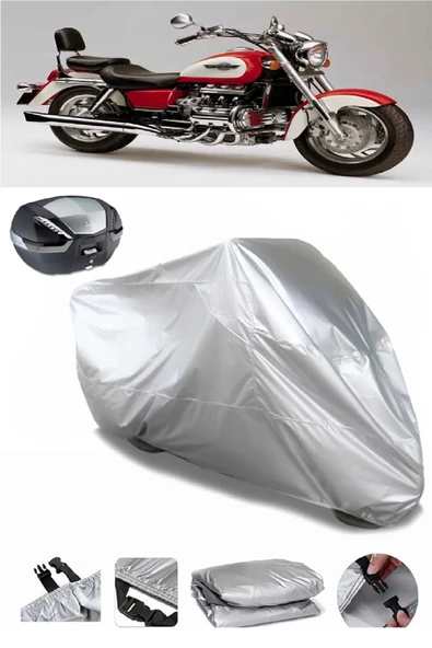 Honda Valkyrie F6C Su  Geçirmez Motosiket Brandası Arka Çanta Uyumlu ürün görseli 1