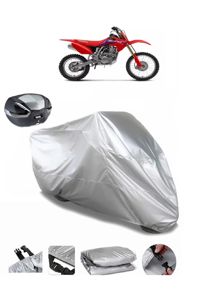 Honda CRF 150 RSu  Geçirmez Motosiket Brandası Arka Çanta Uyumlu ürün görseli 1