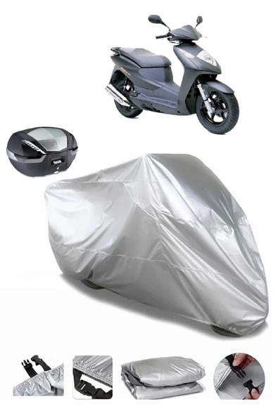 Honda Dylan 125 Su  Geçirmez Motosiket Brandası Arka Çanta Uyumlu ürün görseli 1