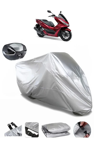 Honda PCX125 Su  Geçirmez Motosiket Brandası Arka Çanta Uyumlu