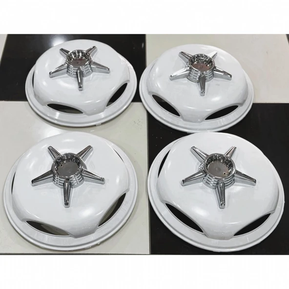 IVECO DAİLY 16'' İNÇ BEYAZ JANT KAPAĞI 4 ADET 5 KOLLU FIRFIR - Resim 9