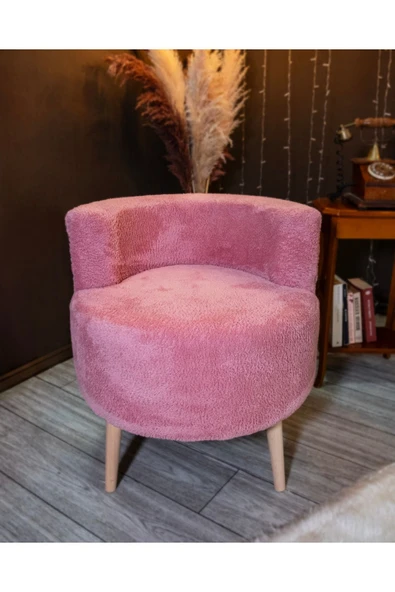 DEKOR MOBİLYACIM pamuk şekeri tekli berjer puf