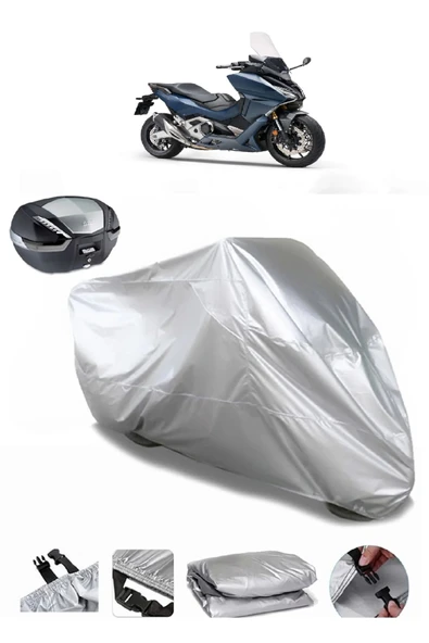 Honda Forza 750 Su  Geçirmez Motosiket Brandası Arka Çanta Uyumlu