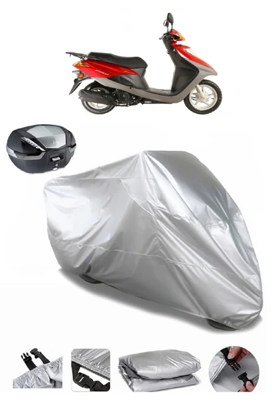 Honda Fizy 125 Su  Geçirmez Motosiket Brandası Arka Çanta Uyumlu ürün görseli 1