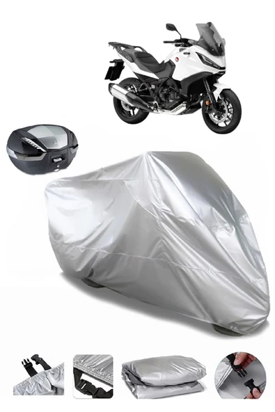 Honda NT 1100 Su  Geçirmez Motosiket Brandası Arka Çanta Uyumlu ürün görseli 1