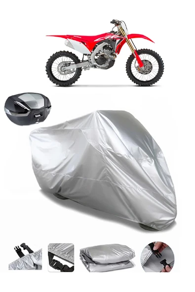 Honda CRF 250 RSu  Geçirmez Motosiket Brandası Arka Çanta Uyumlu ürün görseli 1