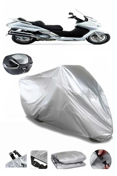 Honda FJS 600 Silverwing ABS Su  Geçirmez Motosiket Brandası Arka Çanta Uyumlu ürün görseli 1