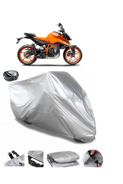 KTM 390 Duke Su  Geçirmez Motosiket Brandası Arka Çanta Uyumlu