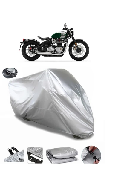 Triumph Bonneville Bobber Su  Geçirmez Motosiket Brandası Arka Çanta Uyumlu ürün görseli 1