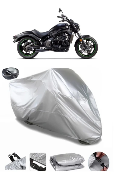 Kawasaki Vulcan S Su  Geçirmez Motosiket Brandası Arka Çanta Uyumlu