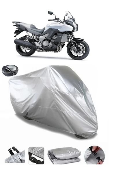 Kawasaki Versys 1000 SE Su  Geçirmez Motosiket Brandası Arka Çanta Uyumlu ürün görseli 1