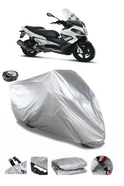 Aprilia SR Max 300 İ.E Su  Geçirmez Motosiket Brandası Arka Çanta Uyumlu ürün görseli 1