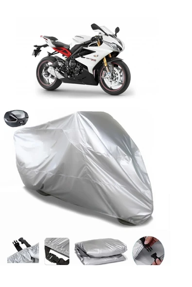 Triumph Daytona 765 Su  Geçirmez Motosiket Brandası Arka Çanta Uyumlu ürün görseli 1