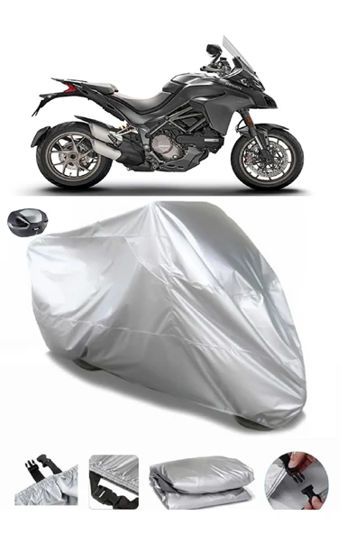 Ducati Multistrada 1260 S Su  Geçirmez Motosiket Brandası Arka Çanta Uyumlu ürün görseli 1