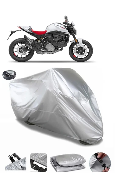 Ducati Monster 937 Plus Su  Geçirmez Motosiket Brandası Arka Çanta Uyumlu ürün görseli 1