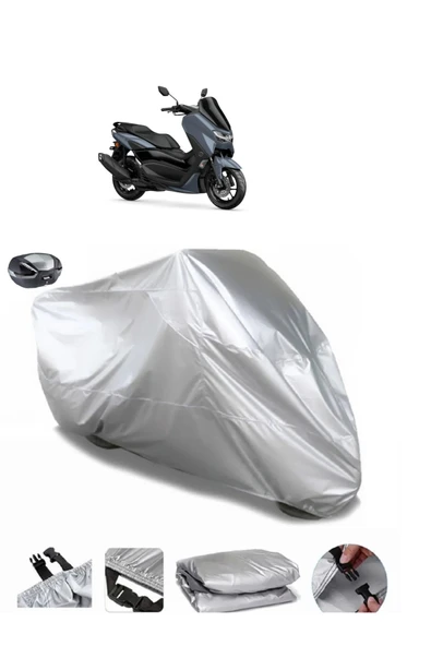 Yamaha NMax 125 Su  Geçirmez Motosiket Brandası Arka Çanta Uyumlu